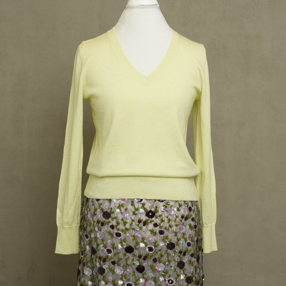 Banana Republic 100% Merino Wool V-Neck Sweater, Size M (8)